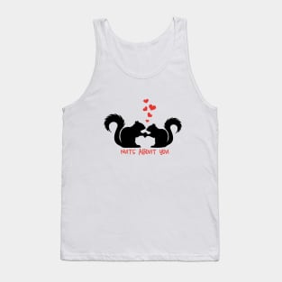 Nuts about you, squirrels in love Tank Top